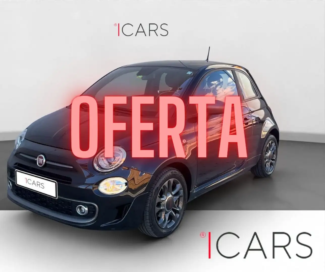 Fiat 500 Sport 1.0 Hybrid 51KW (70 CV) Zwart - 1
