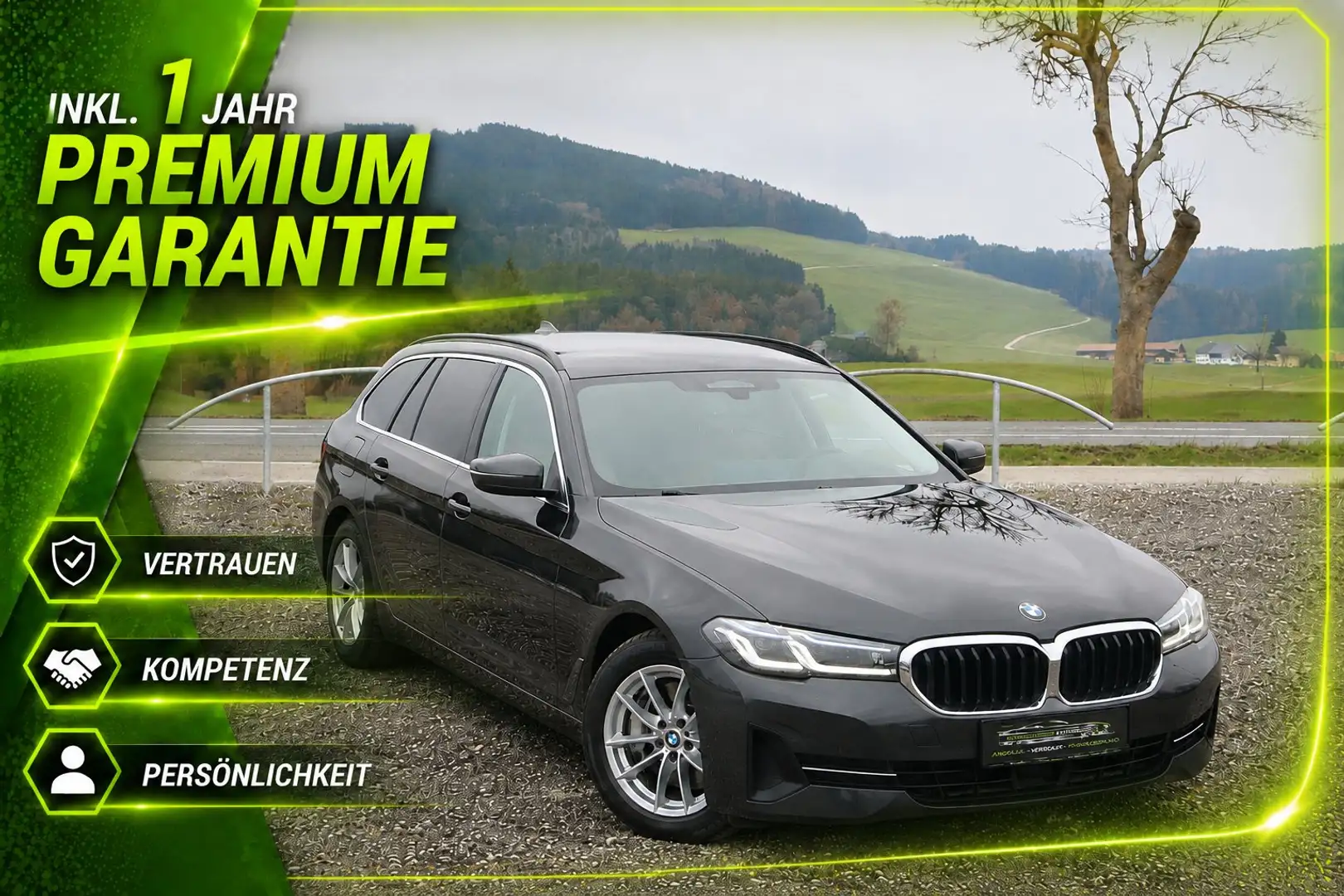 BMW 530 d xDrive*AHK*Braunes Leder*Laser Licht*Ambientebel Grau - 1