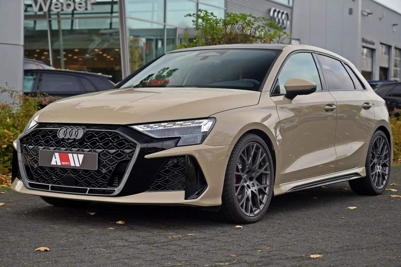 Audi RS3 SPORTBACK MOCHA LATTE 280 SCHALE MATRIX HUD Beige - 2
