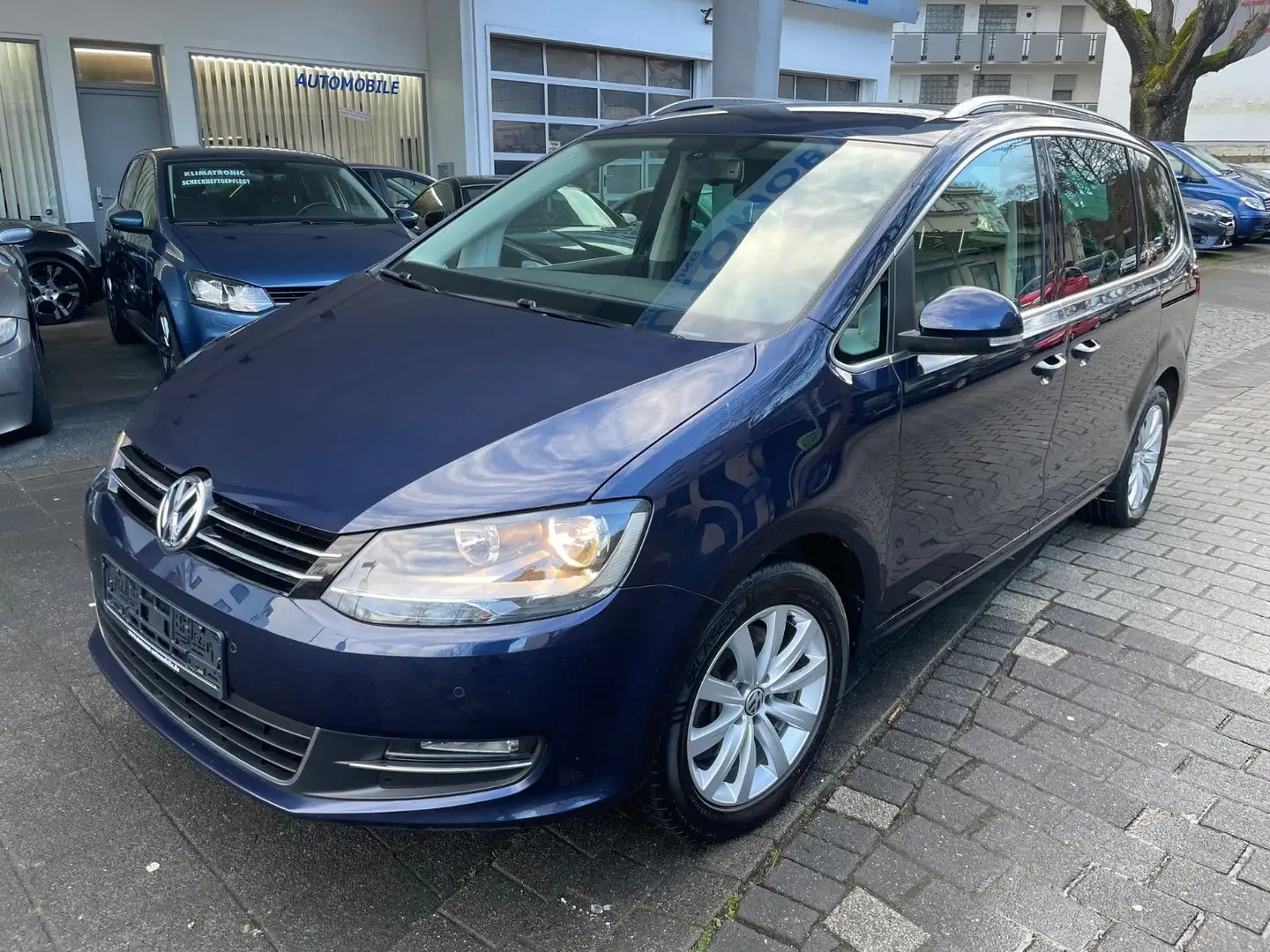 Volkswagen Sharan Highline 1.4,AHK,Standheizung,PDC v&h Blau - 1