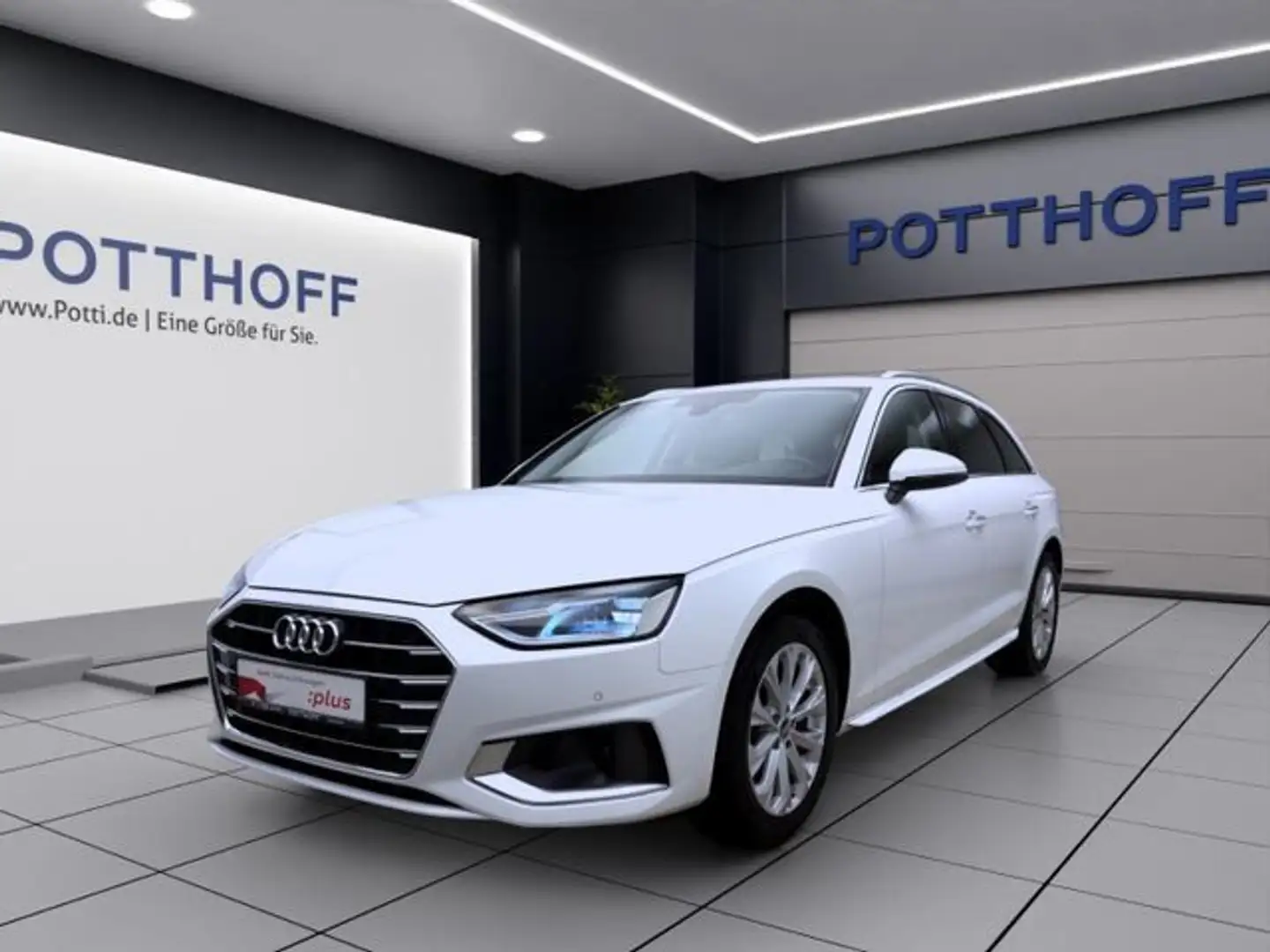 Audi A4 30 TDI ADVANCED NAVI+ AHK KAMERA SITZHZ Weiß - 1