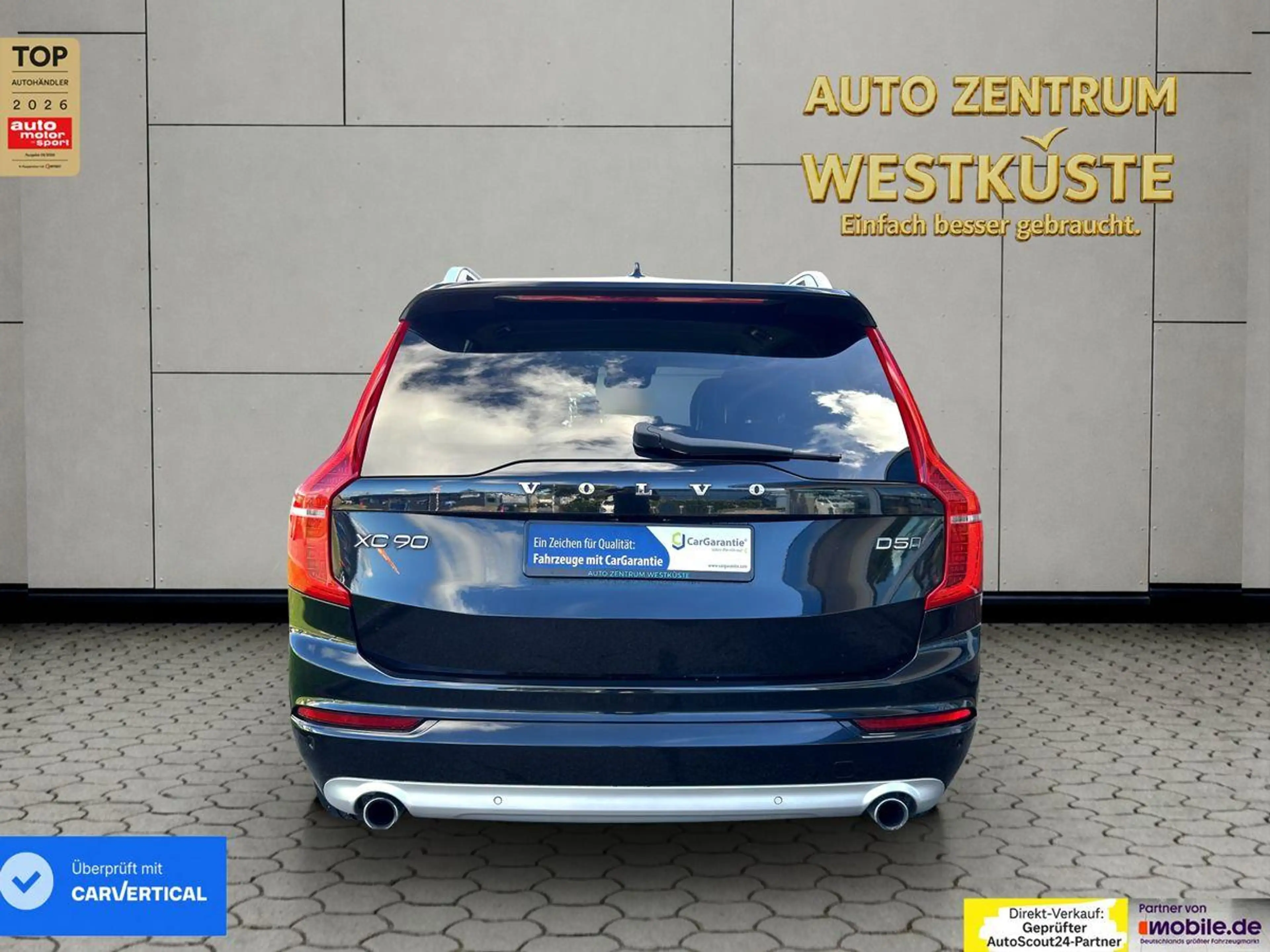 Volvo XC90 Momentum AWD2.0 D5 Business B&W NaviMeemory — photo 8