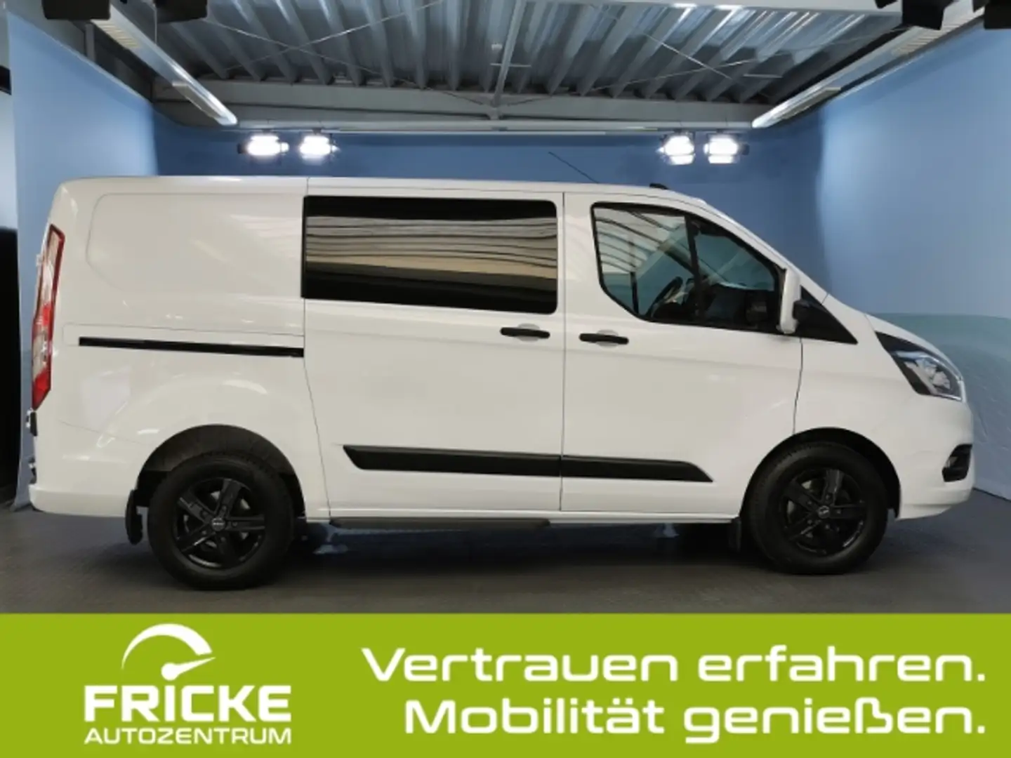 Ford Tourneo Custom Kombi ACC+AHK+DAB+Kamera+7 Jahre Garantie Blanc - 1