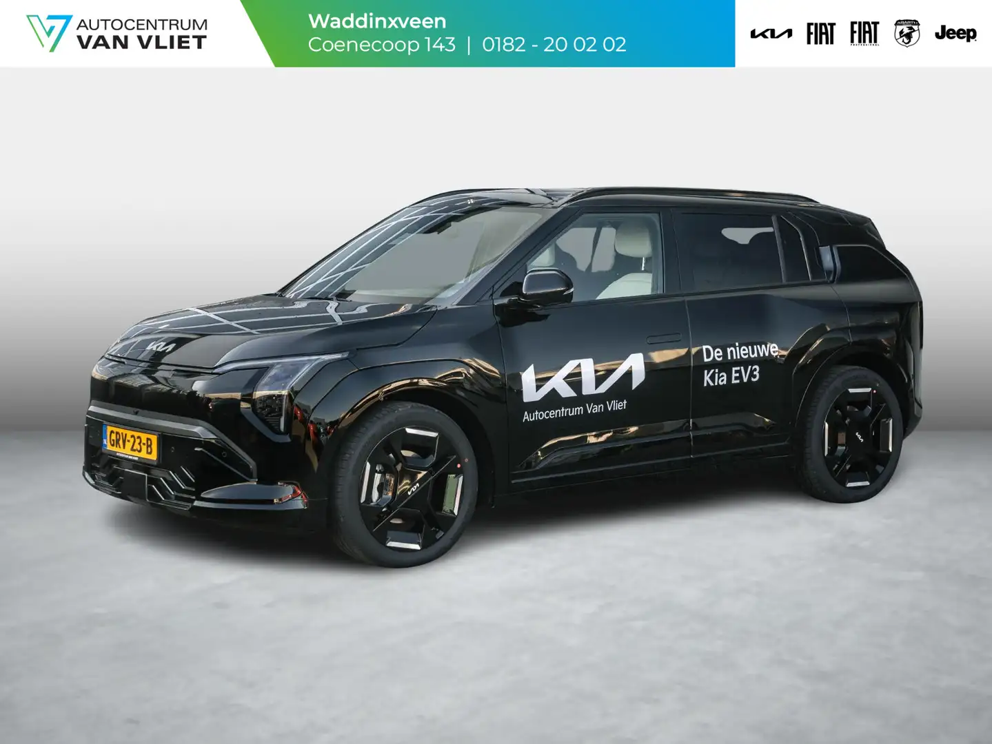 Kia EV3 GT-PlusLine 81.4 kWh Direct beschikbaar  l 360 cam Zwart - 1