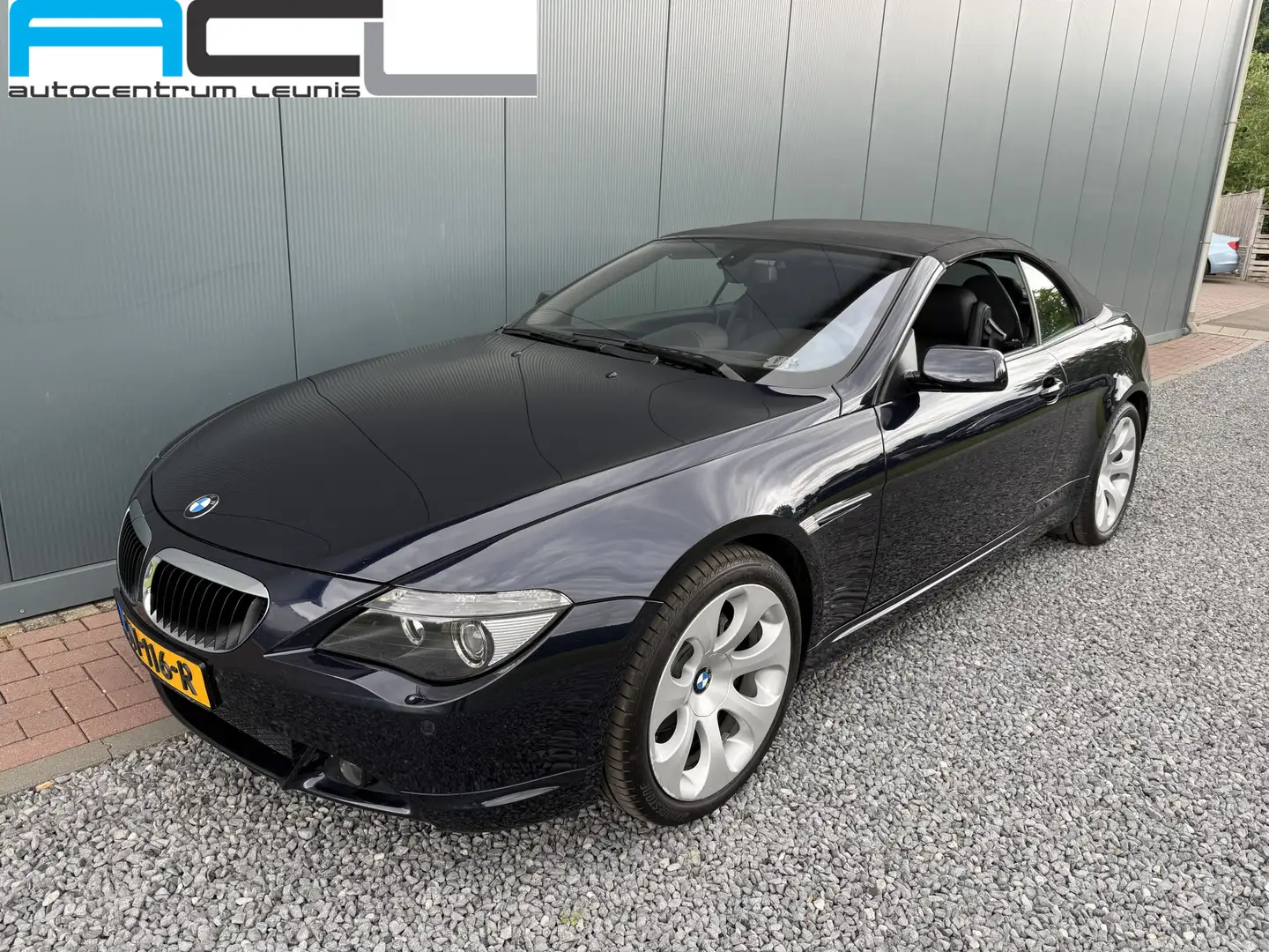 BMW 630 6-serie Cabrio 630i Automaat High Executive Modrá - 1