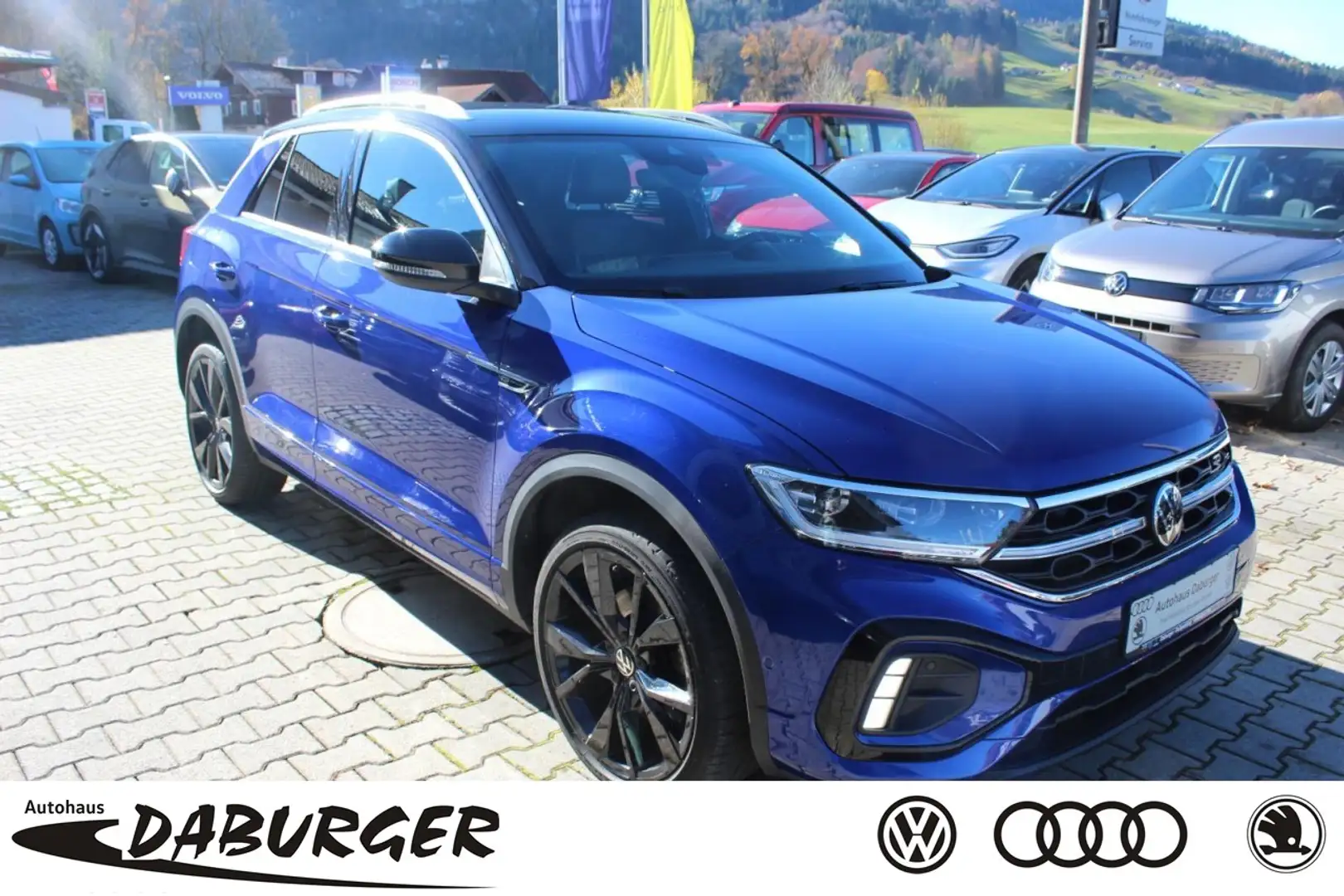 Volkswagen T-Roc 2.0 TDI R-Line 4Motion DCC+Matrix-LED+19-Z Klima Blau - 1
