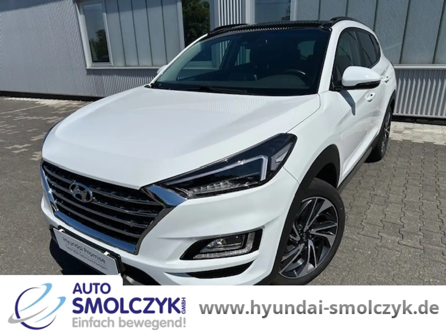 Hyundai TUCSON 1.6 T ADVANTAGE NAVI+PANODACH+ALLWETTER Білий - 1
