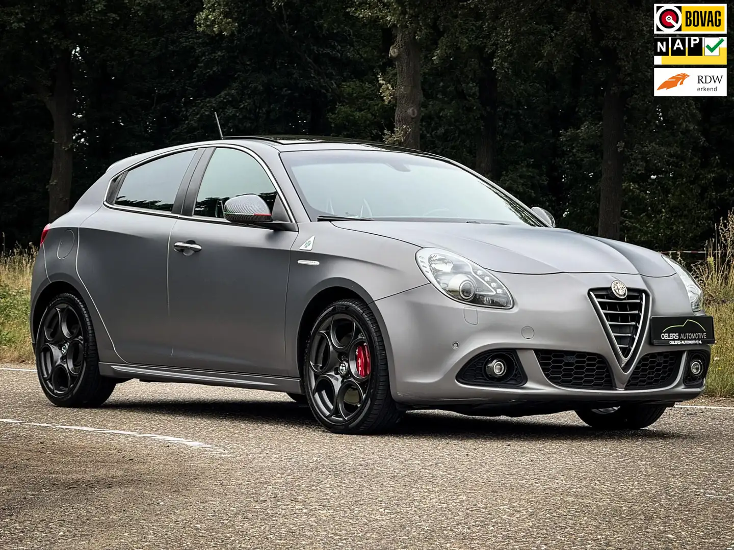 Alfa Romeo Giulietta 1.7 TBi Quadrifoglio Verde | Matt grijs | Bose | P Grijs - 1