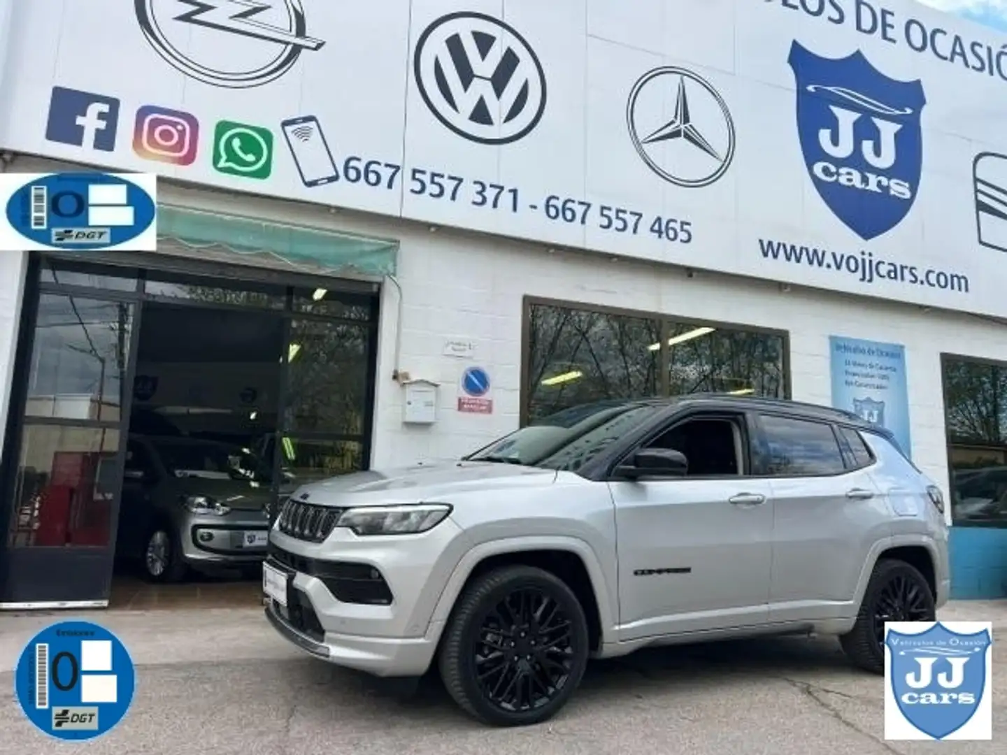 Jeep Compass Trailhawk 4xe 1.3 PHEV 176 kW (240 CV) AWD Grijs - 2