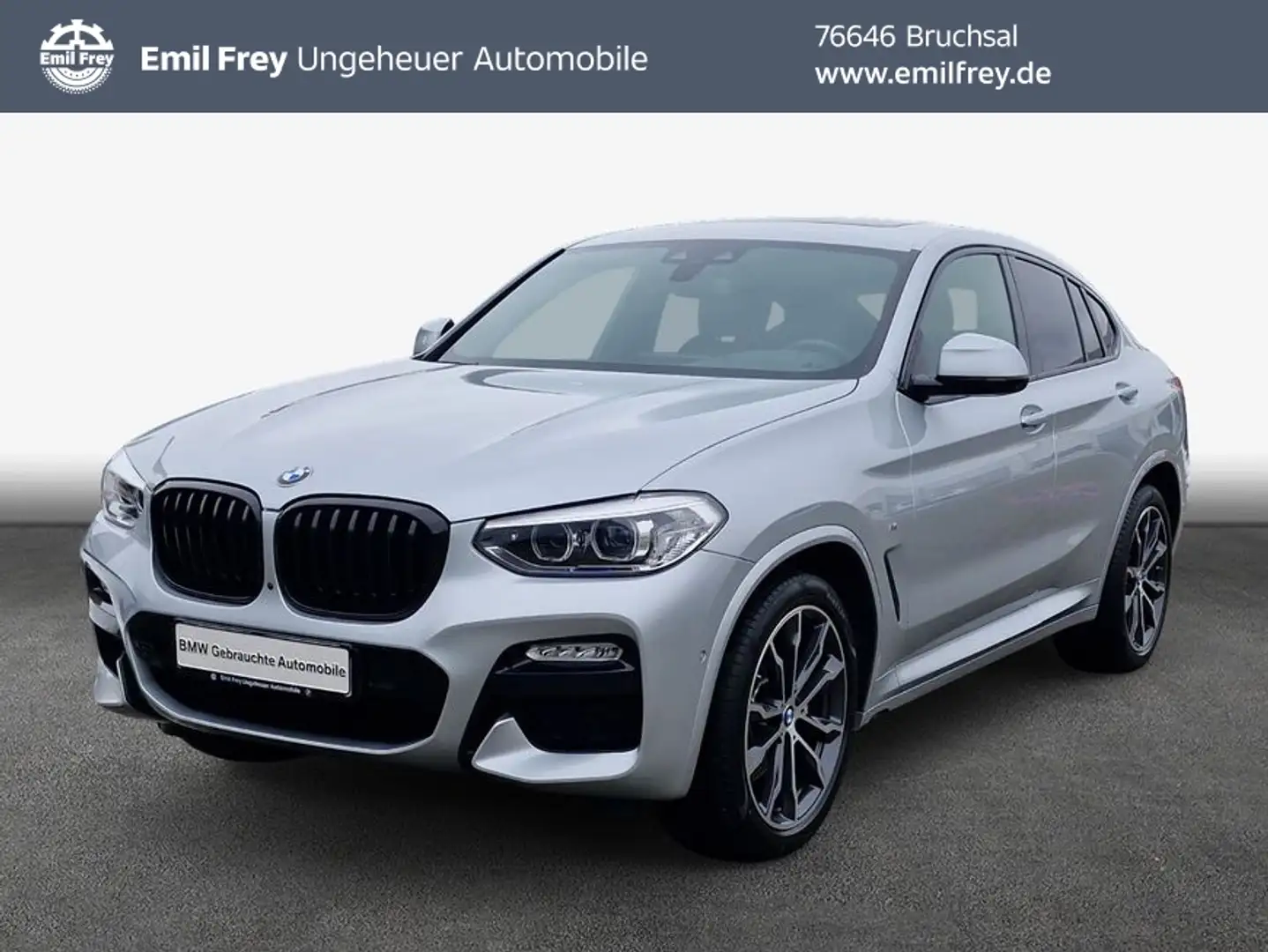 BMW X4 X4 xDrive20d Aut. M Sport, AHK, Panoramadach Silber - 1