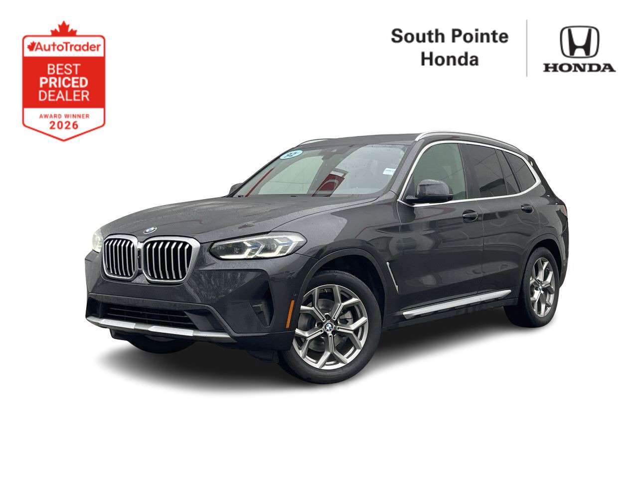 2022 BMW X3 Premium Package Enhanced, HUD, Moonroof, Carplay C