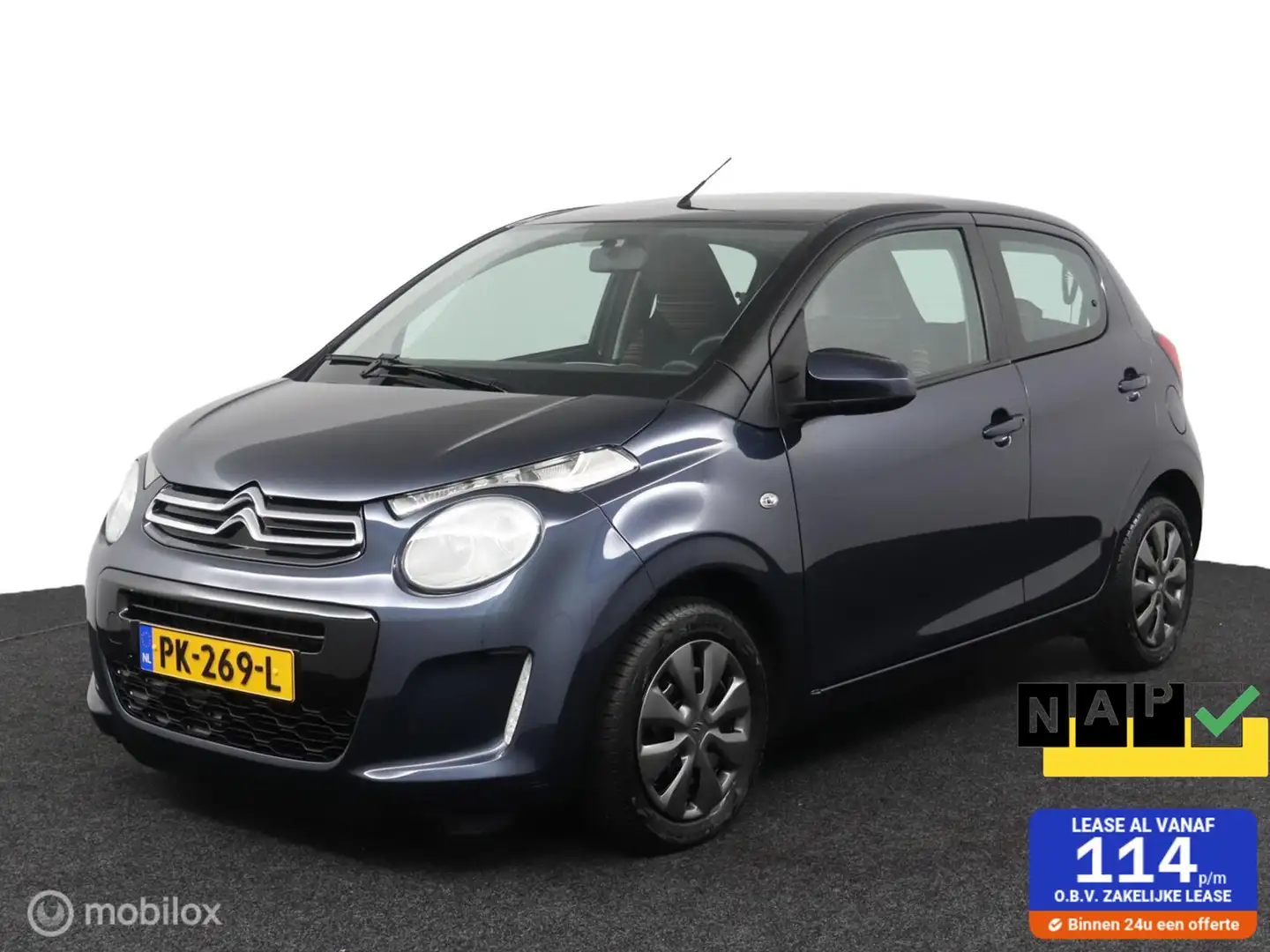 Citroen C1 1.0 e-VTi Airscape Feel 5-Deurs | Airco | Cruise | Blauw - 1