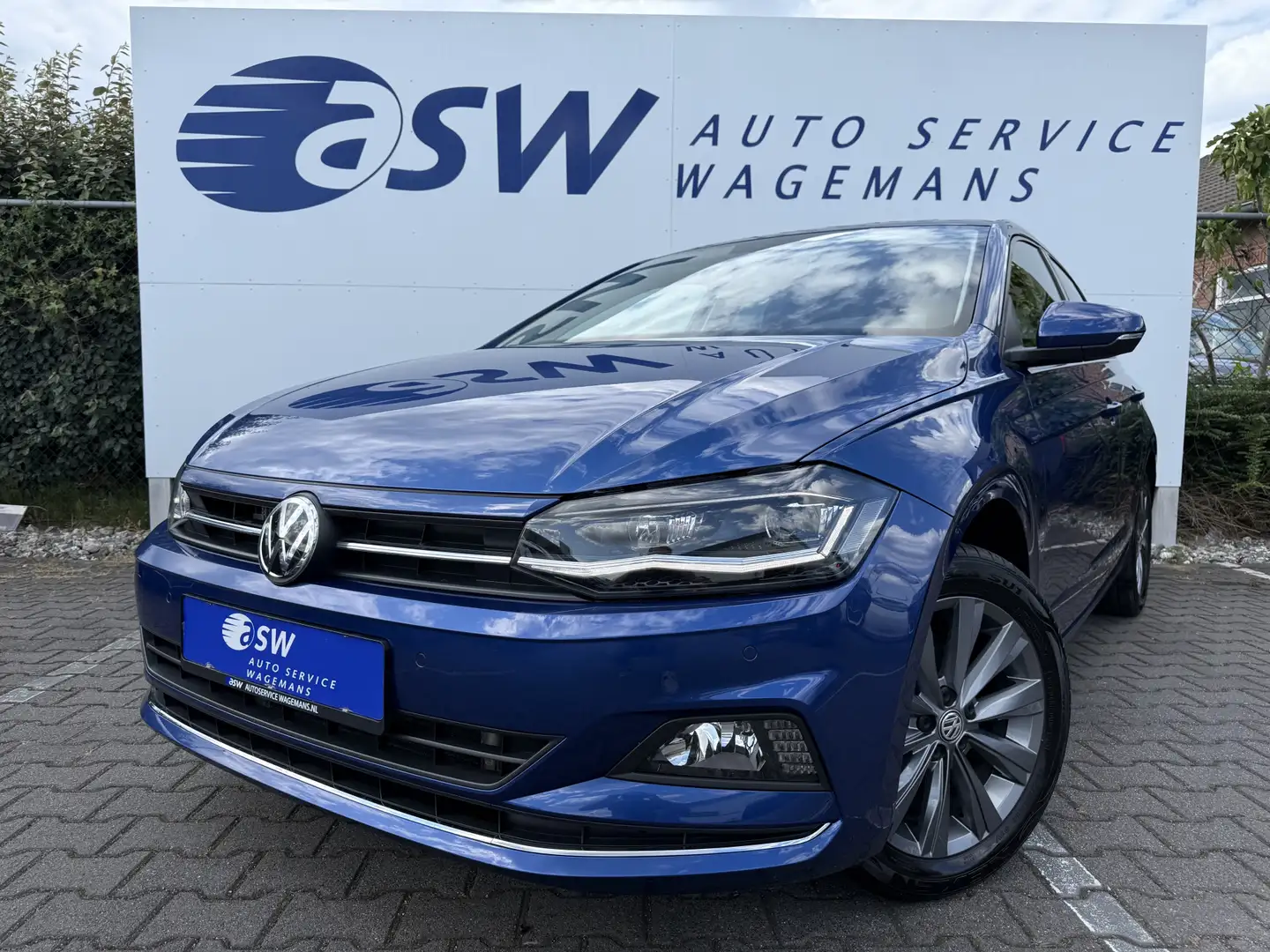 Volkswagen Polo 1.0 TSI Highline | ACC | LED | DAB | Dodehoek | PD Blauw - 2