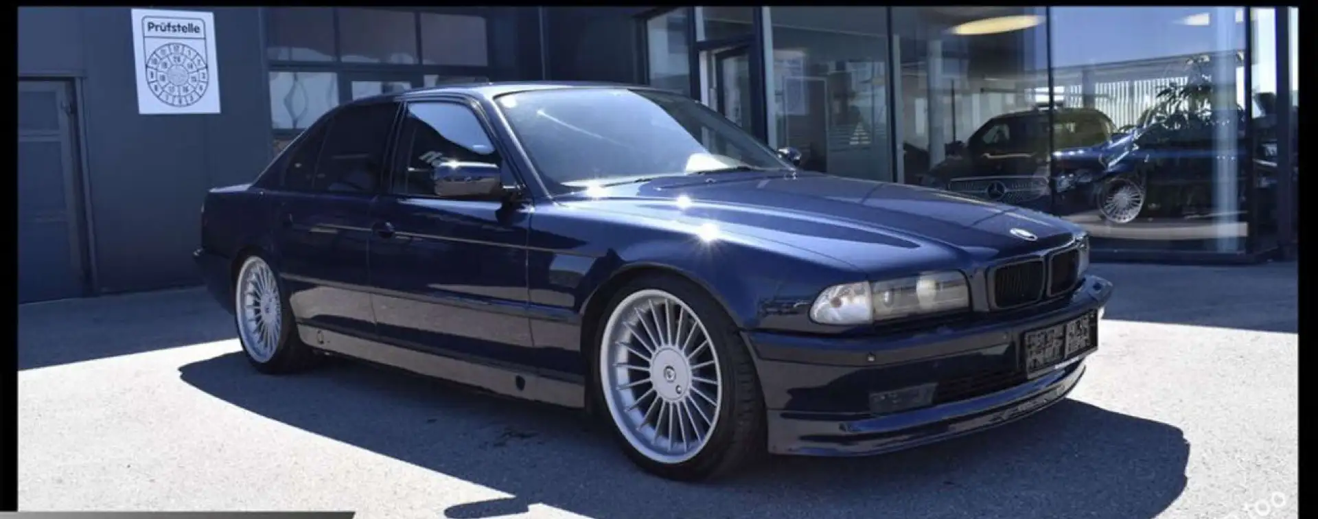 BMW 750 i Aut. V12 Alpina * Neu Restauriert * Albastru - 1