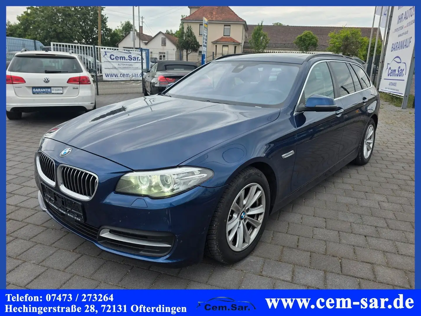 BMW 520 Baureihe Touring 520 d *EURO 6*Head-UP*Pano* Blau - 2