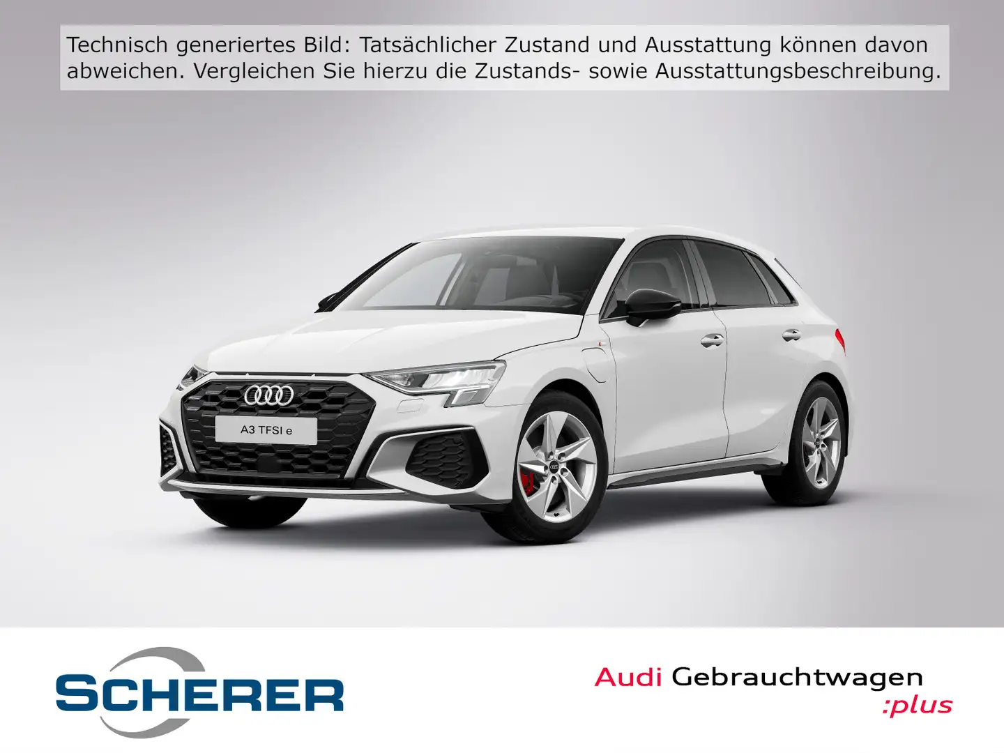 Audi A3 TFSI e S line 45 TFSI e 180(245) kW Weiß - 1