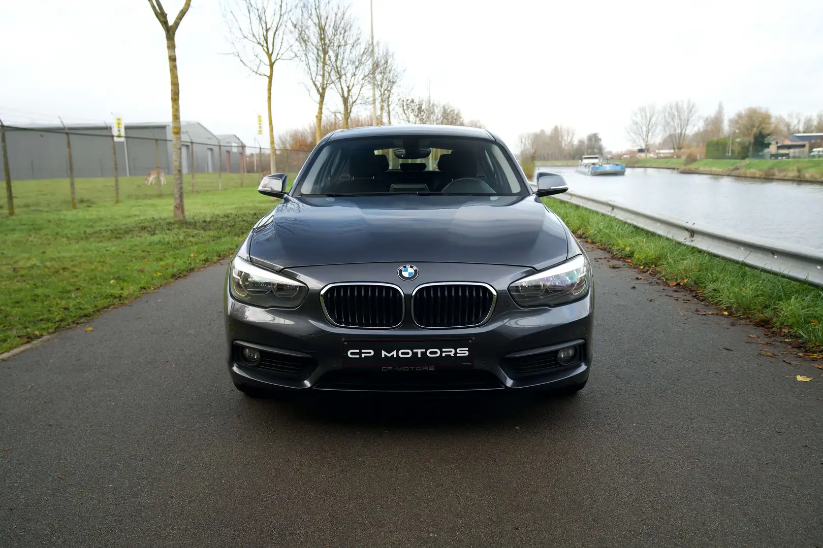 BMW 116 D  CRUISE  PDC  AIRCO  MANUEEL  NAVI Gris - 2