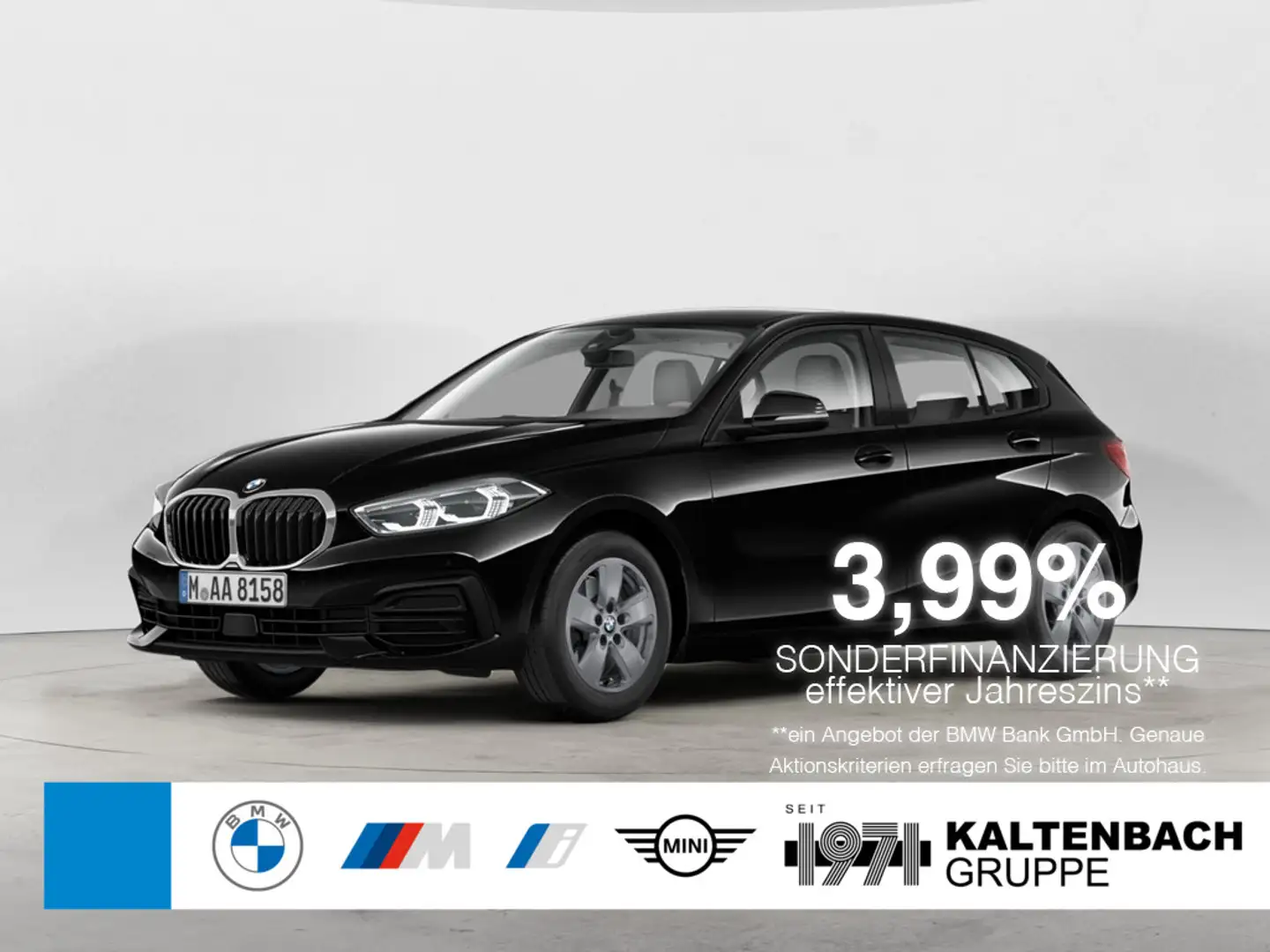 BMW 118 i Advantage LED W-LAN NAVI SHZ PDC KLIMA Schwarz - 1