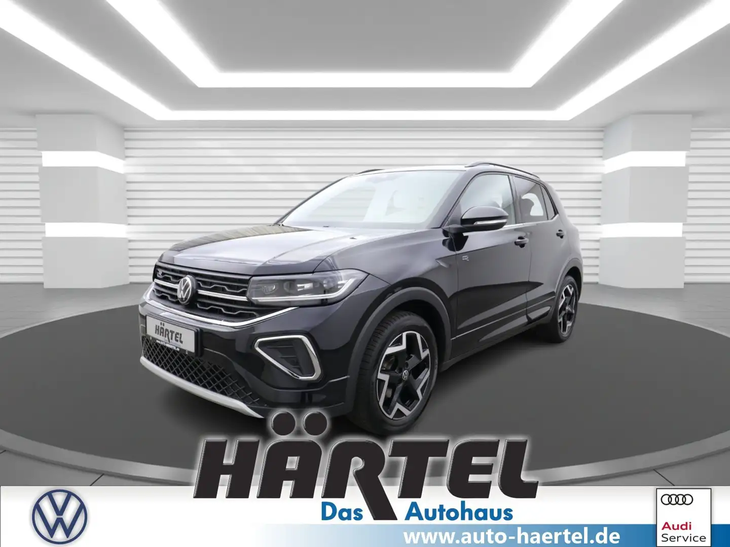 Volkswagen T-Cross R-LINE 1.5 TSI DSG (+ACC-RADAR+NAVI) LED Schwarz - 1