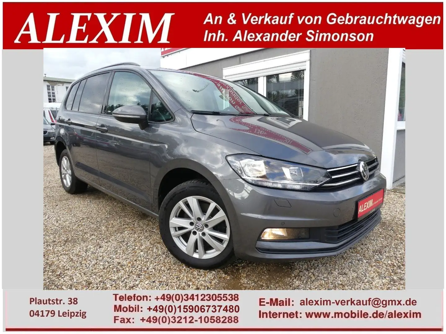 Volkswagen Touran Comfortline/Temp/Navi/Alcantara/AHK Gris - 1