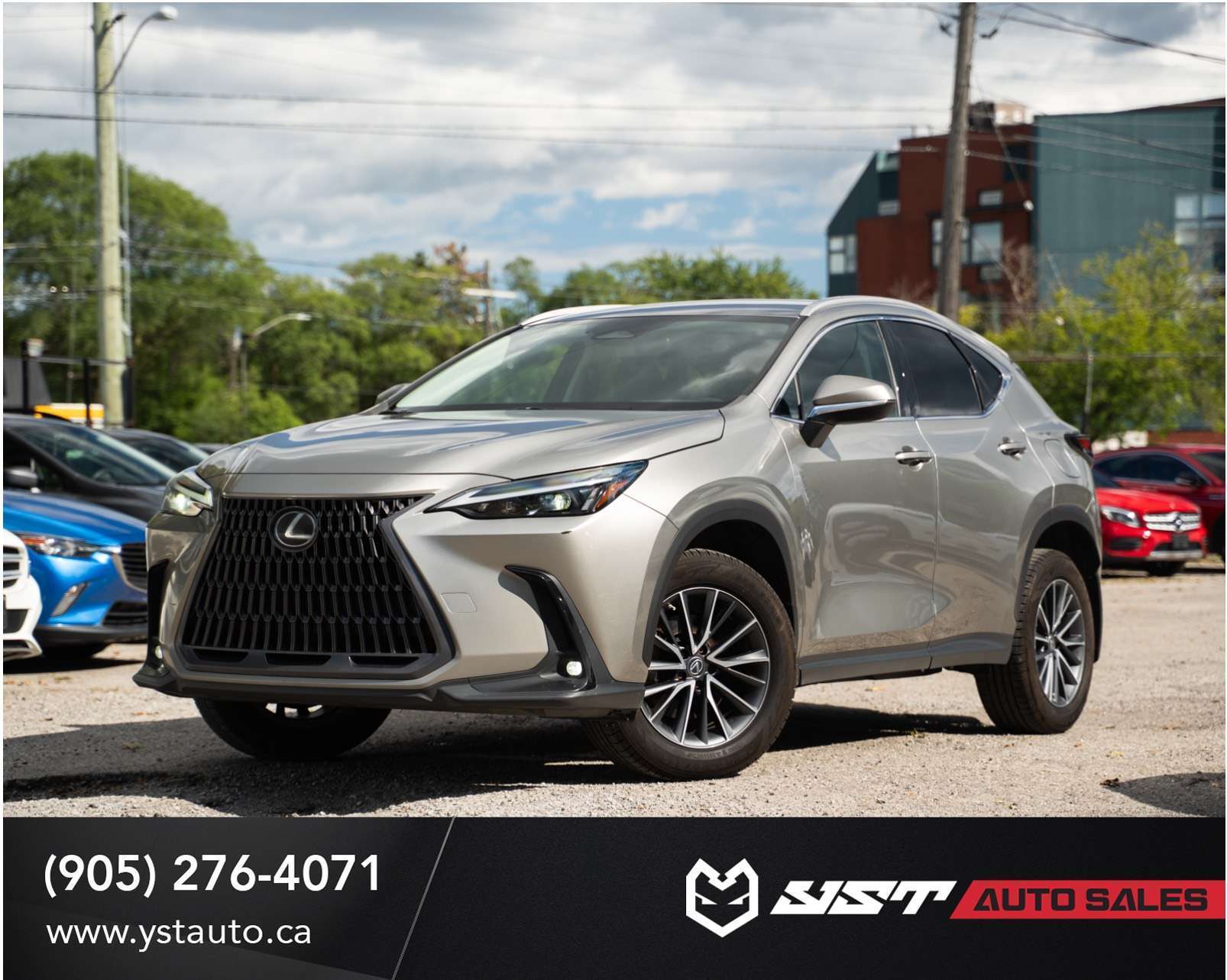 Gray 2023 Lexus NX SUV / Crossover All-Wheel Drive Automatic