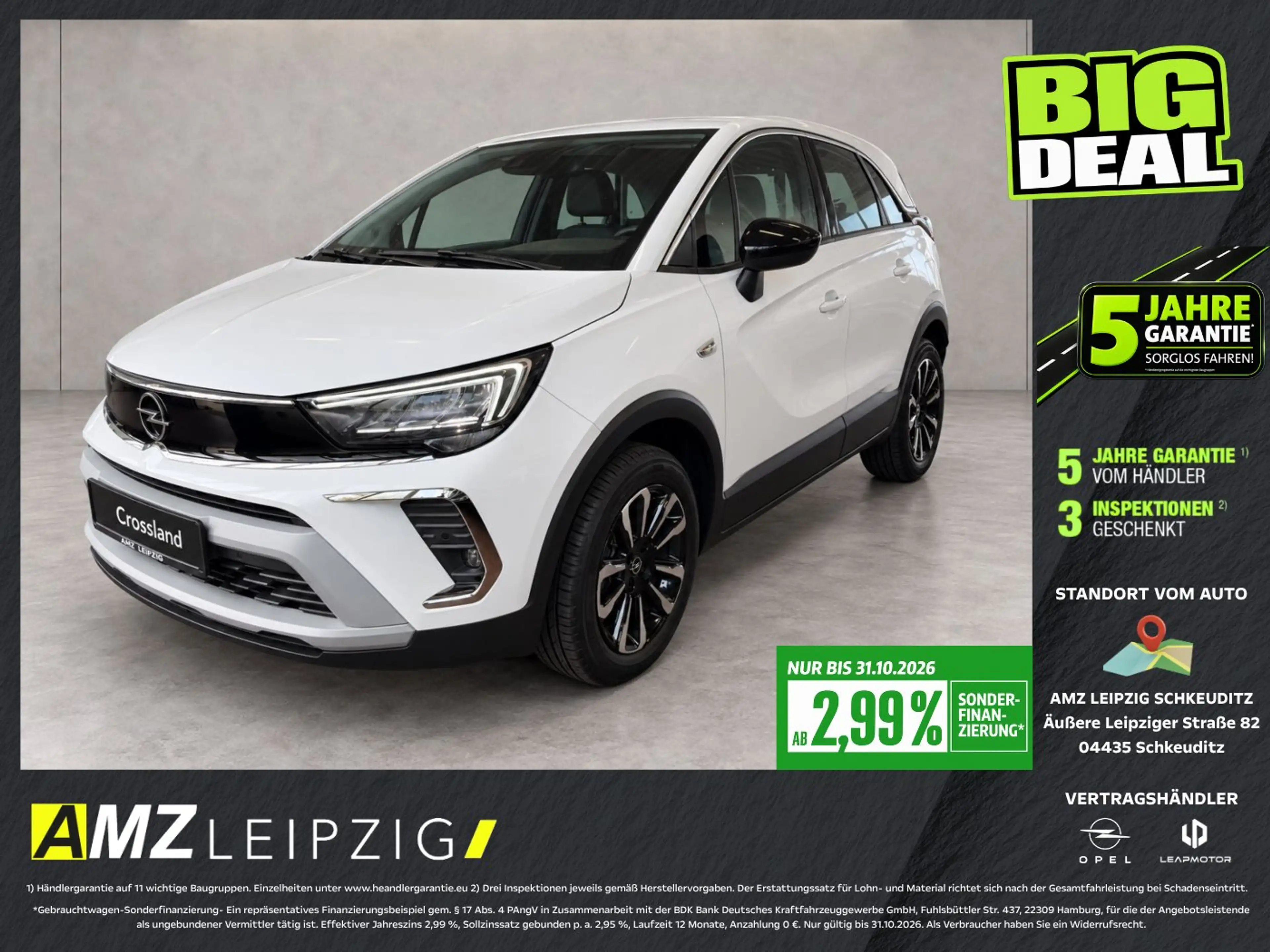 Opel Crossland 1.2 Turbo Elegance 2xKlima+AUT+Kam.+LM