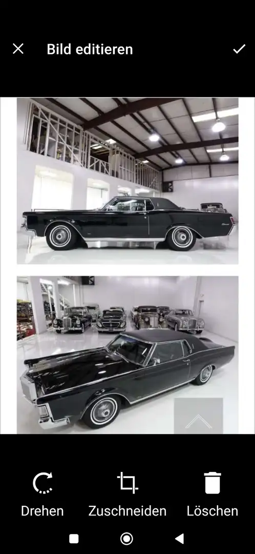 Lincoln Continental Vollausstattung Mark 3 Schwarz - 2