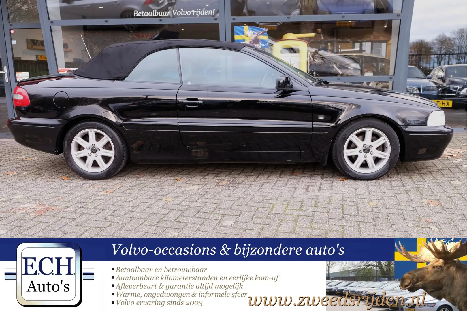 Volvo C70 Convertible 2.4T 193 pk Aut. Luxury, Leer, Elektr. Zwart - 2