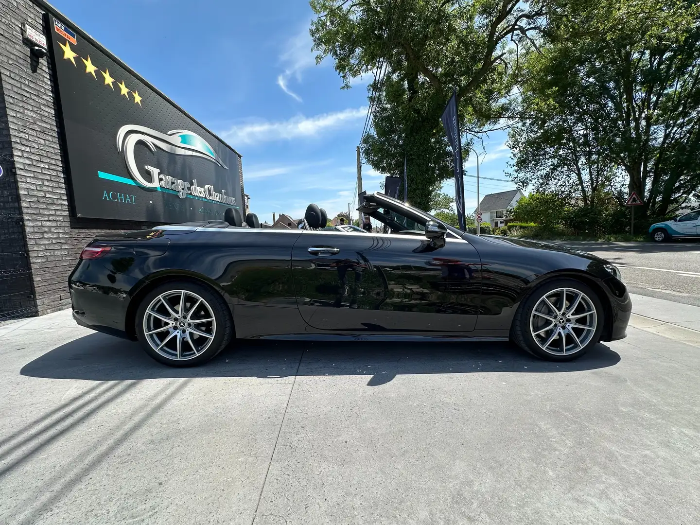 Mercedes-Benz E 220 d - Cabrio - ! Full Pack AMG ! - Burmeister - Eu6d Noir - 2