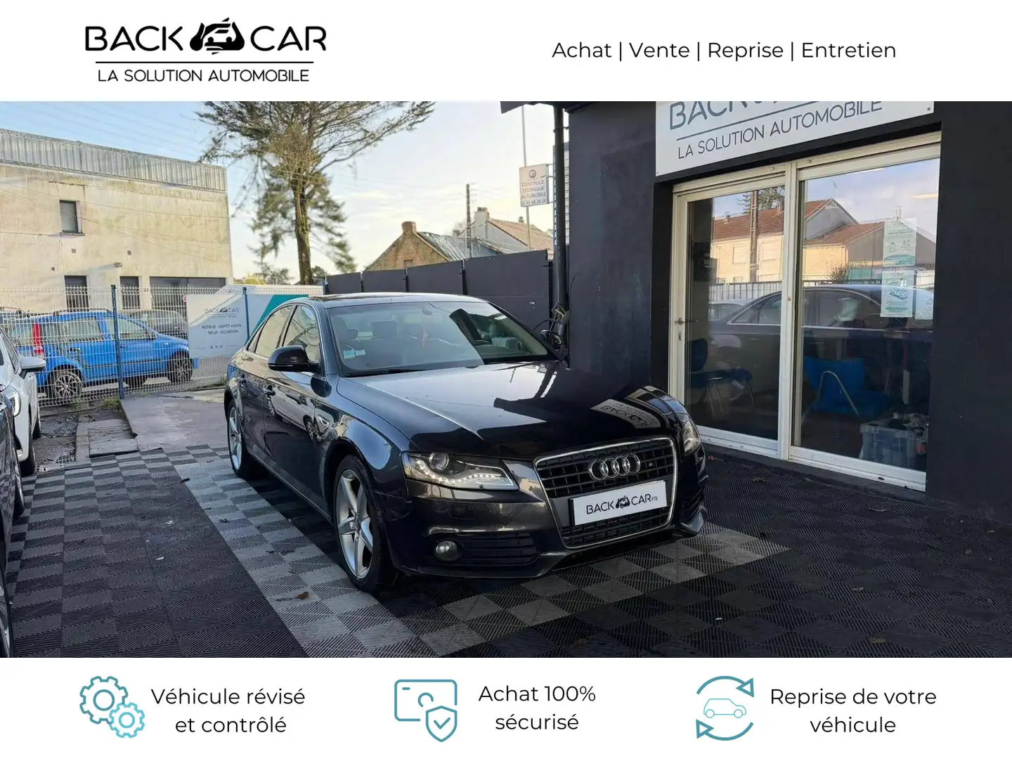Audi A4 2.0 TDI 143 DPF Ambition Luxe Gris - 1