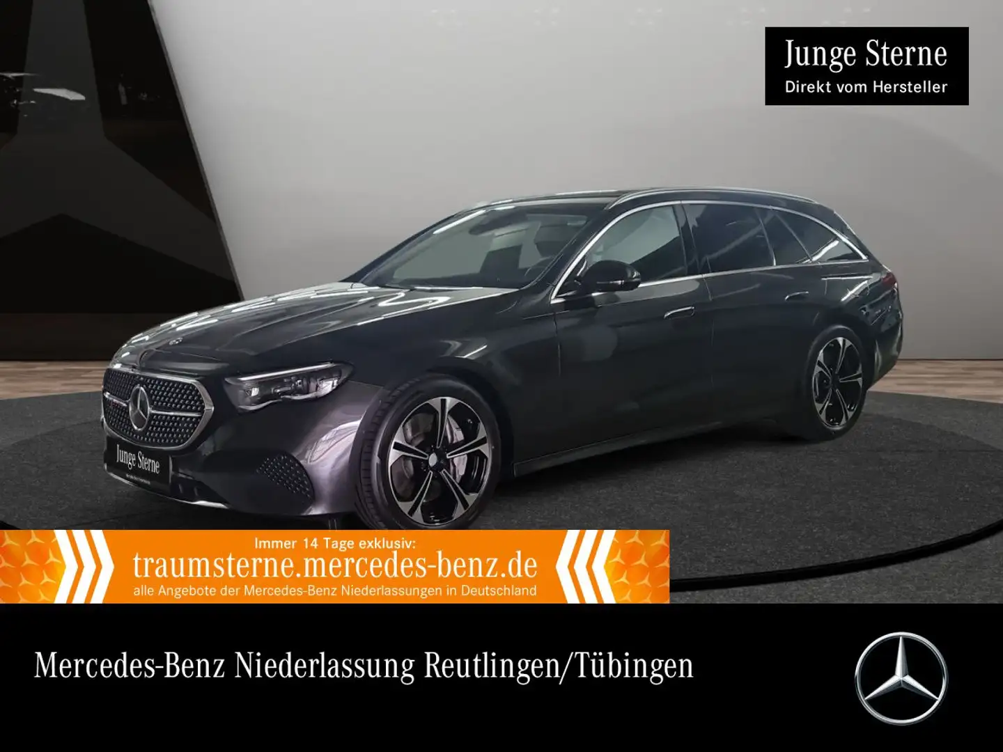 Mercedes-Benz E 300 de T 4M Avantgarde Fahrass 360° Distr. AHK Gris - 1