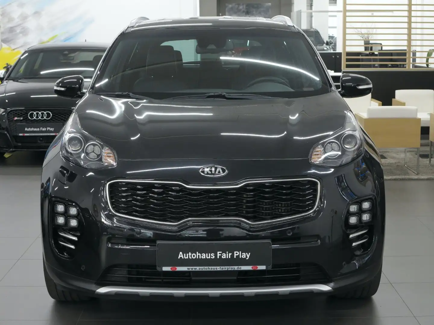 Kia Sportage GT-Line 4WD AHK/KAMERA/LEDER/UNFALLFREI Schwarz - 2