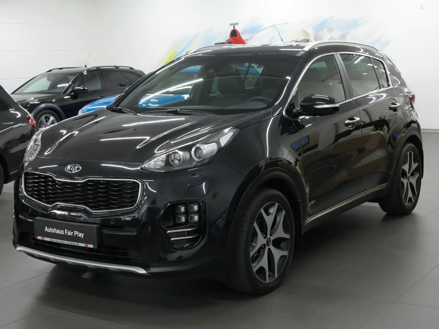 Kia Sportage GT-Line 4WD AHK/KAMERA/LEDER/UNFALLFREI Schwarz - 1