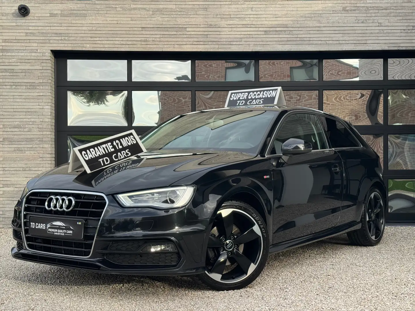 Audi A3 A3 1.4 TFSI S line⚠️GARANTIE 12 MOIS⚠️ Noir - 1