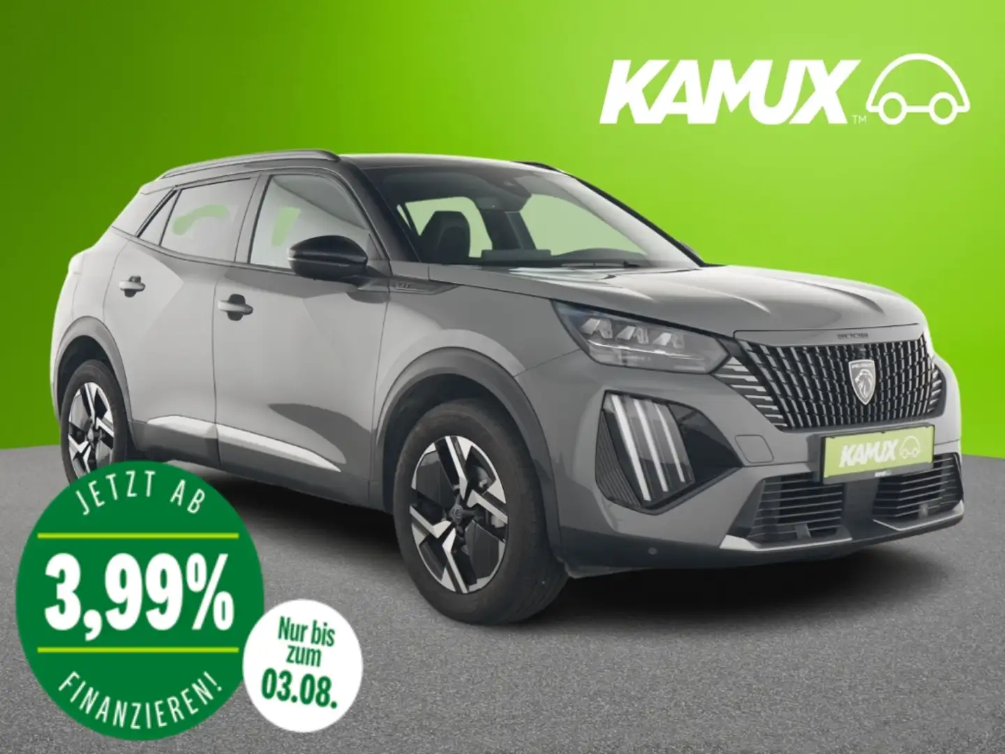 Peugeot 2008 1.2PureTech Aut.GT+LED+NAVI+KAMERA+SHZ Grau - 1