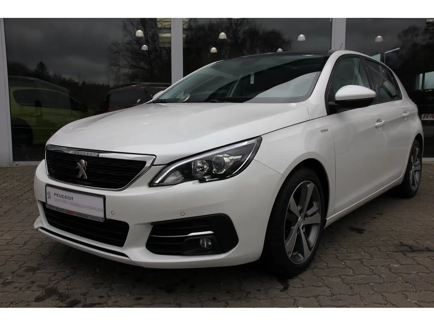 Peugeot 308 Style PT 110(Glasdach)SHZ-EPH v+h Bianco - 1