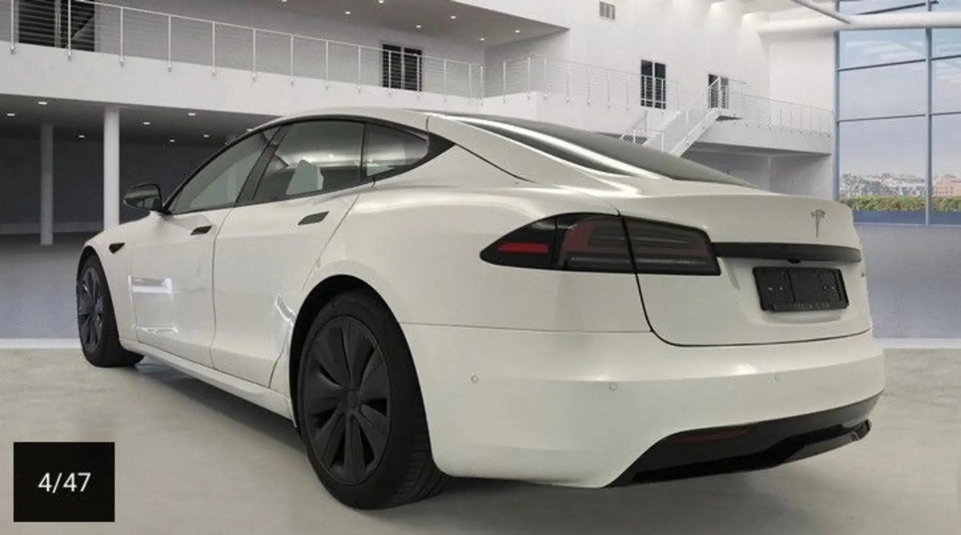 Tesla Model S Long Range Facelift LED 19" Pano Autop 3 Blanc - 2