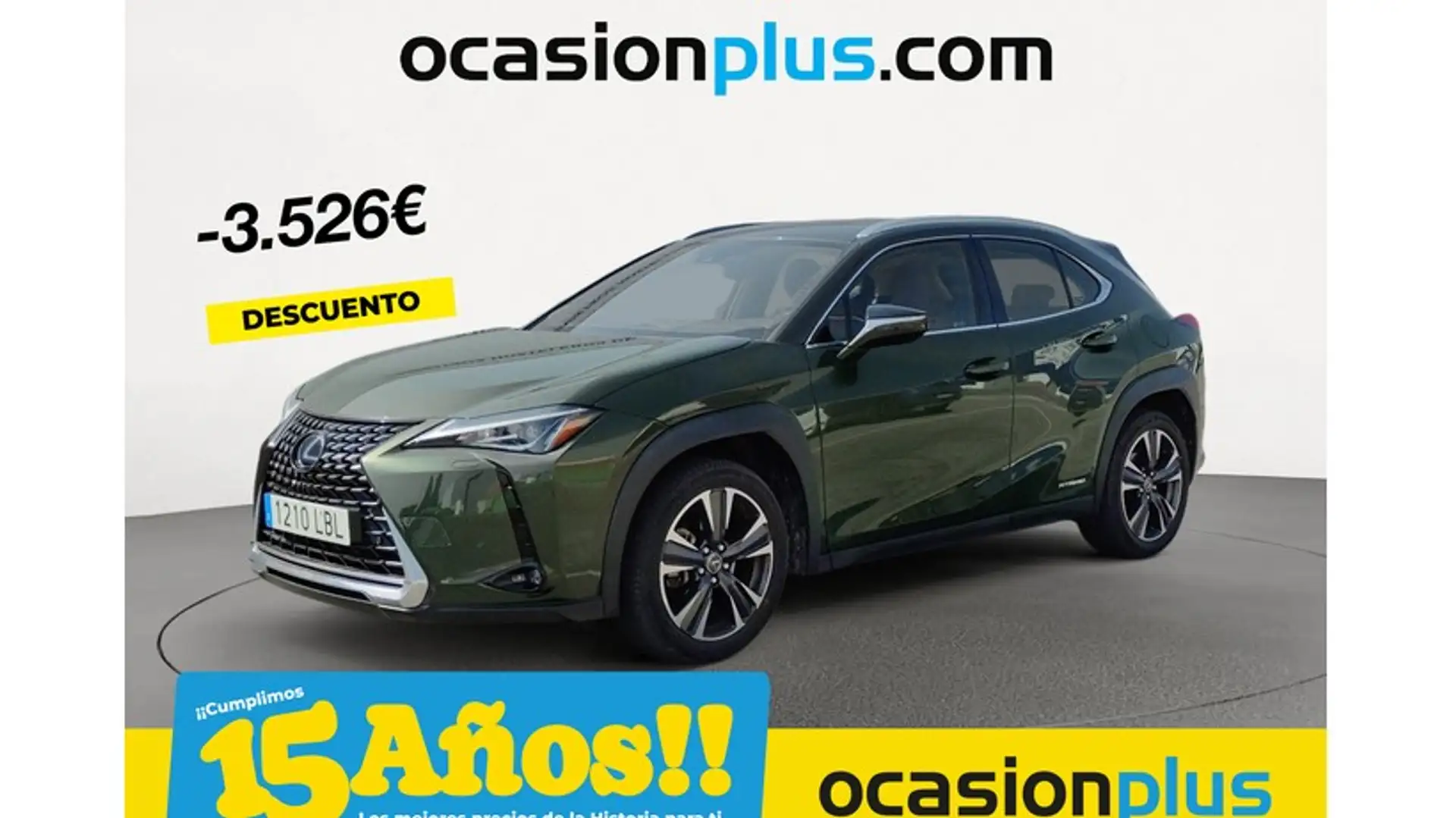 Lexus UX 250h Executive Navigation 2WD Groen - 1