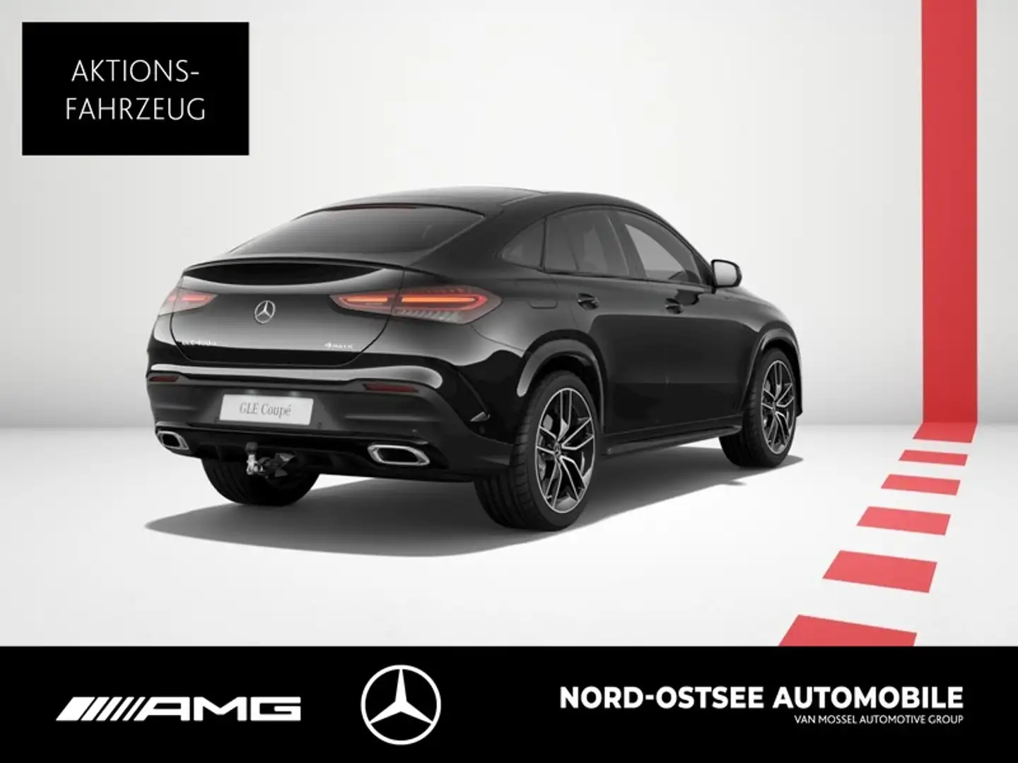 Mercedes-Benz GLE 450 d 4m Coupé AMG NIGHT AHK HUD AIRMATIC Schwarz - 2