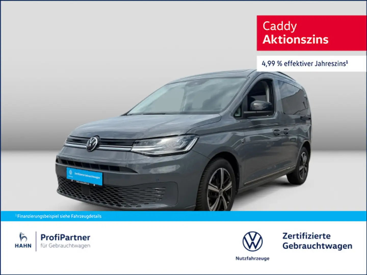 Volkswagen Caddy Dark Label 1.5TSI 85KW DSG LED NAVI Grau - 1