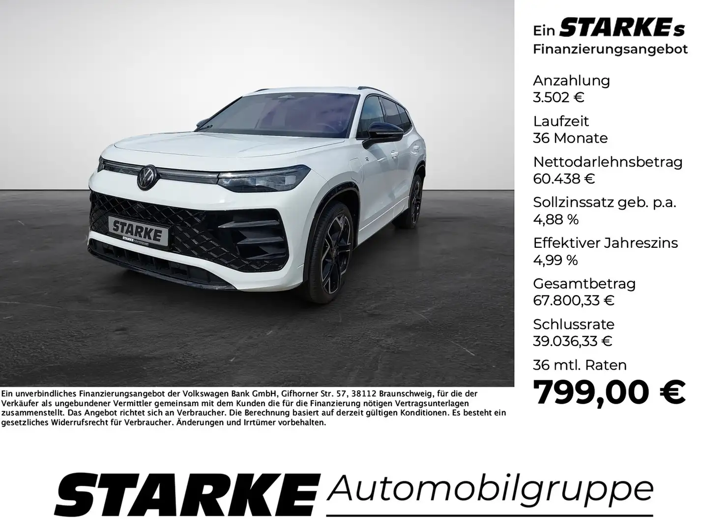 Volkswagen Tayron 1.5 TSI DSG eHybrid R-Line Weiß - 1