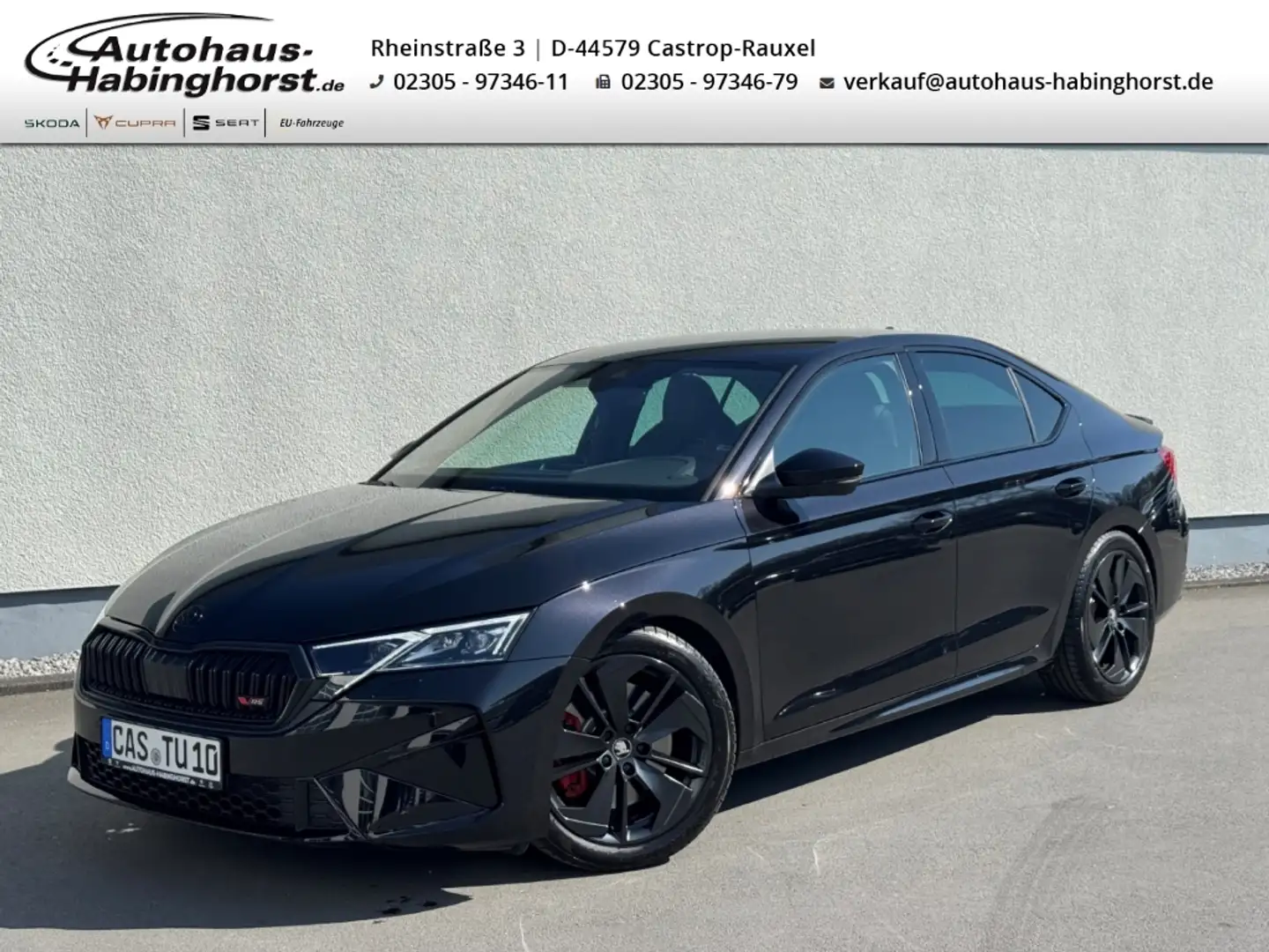 Skoda Octavia IV 2.0 TSI DSG RS AHK Standhzg Canton Navi 18Alu H Schwarz - 1
