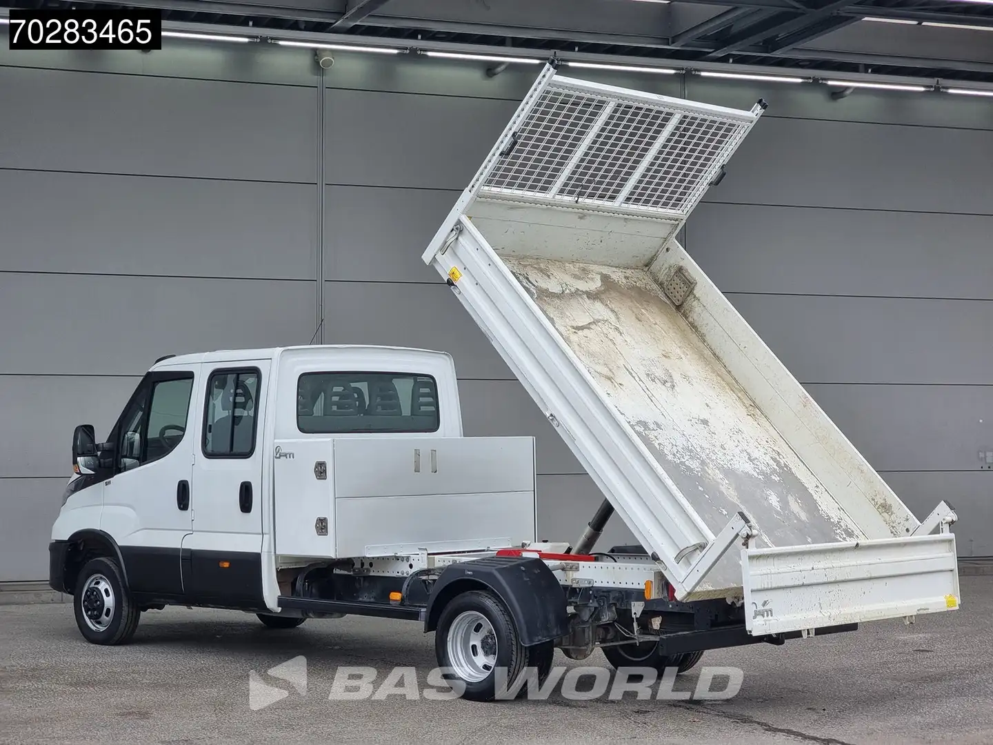 Iveco Daily 35C16 Kipper met Kist Dubbel Cabine Dubbellucht 3, Blanco - 2