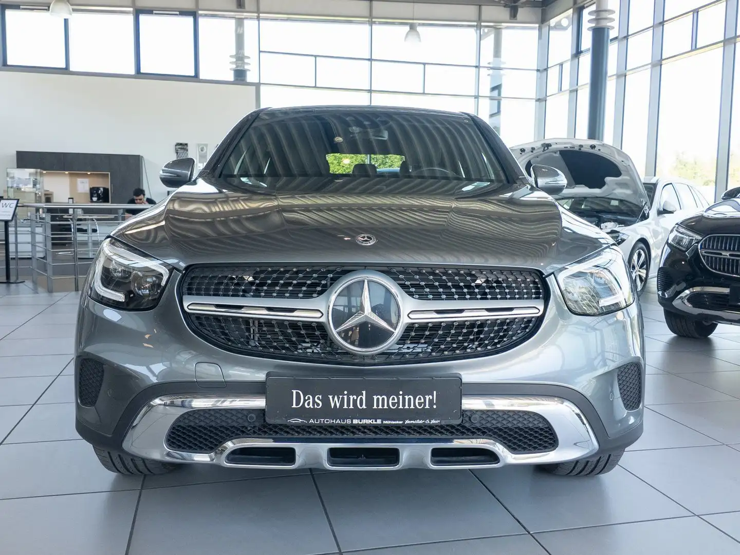 Mercedes-Benz GLC 220 d 4M MULTIB,AHK,Totw,Spur,Ambiente,EASYP Grigio - 2