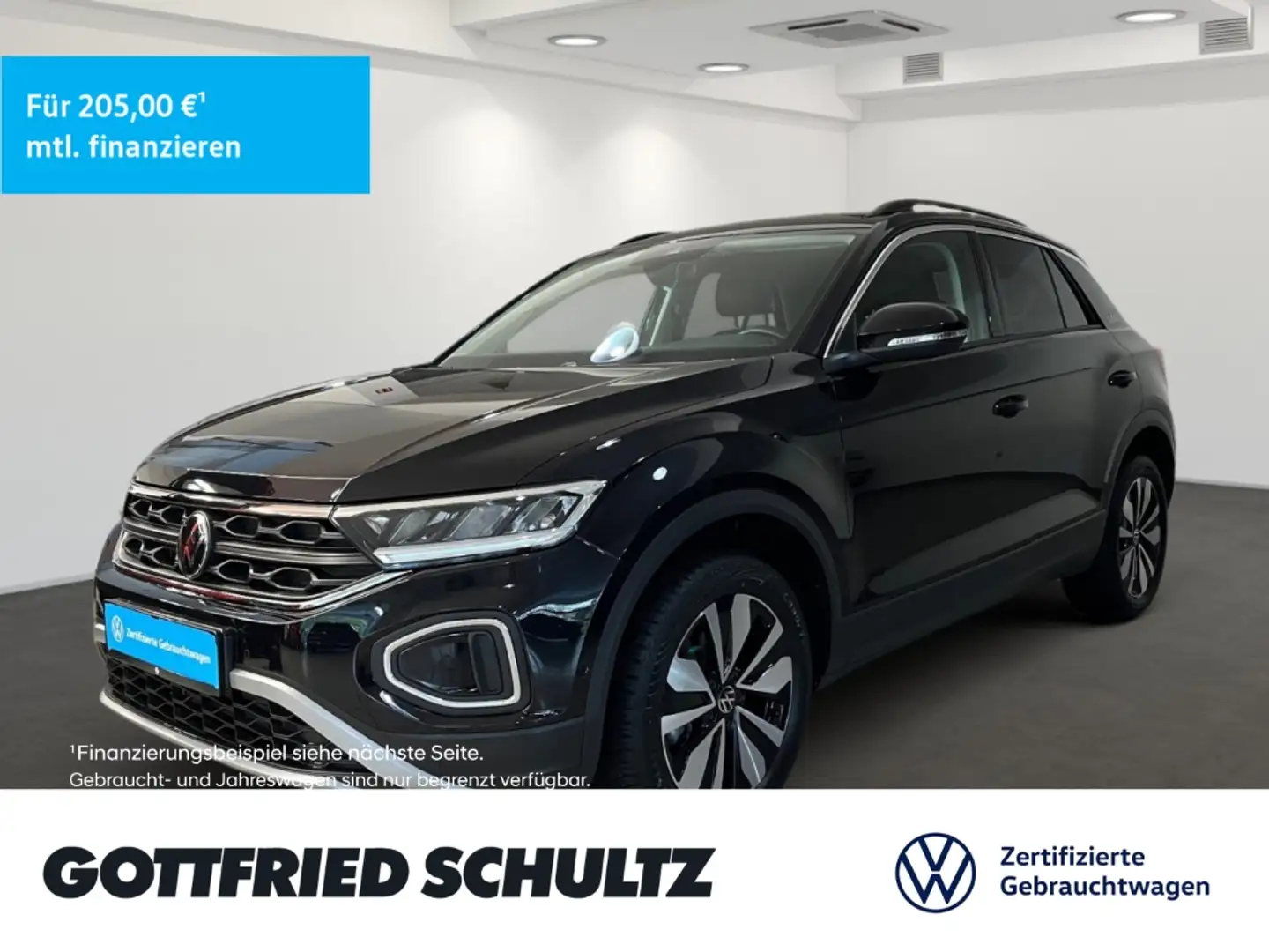 Volkswagen T-Roc 1.5 TSI DSG Navi Sitzheizung APP-Connect ACC Zwart - 1