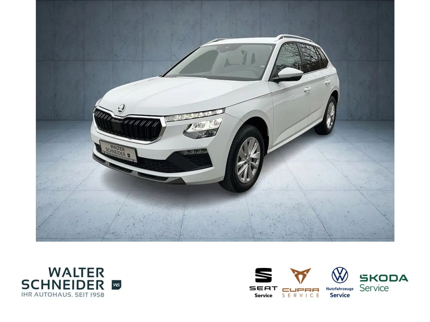Skoda Kamiq 1.0 TSI Selection LED Smart Link SHZ Weiß - 1