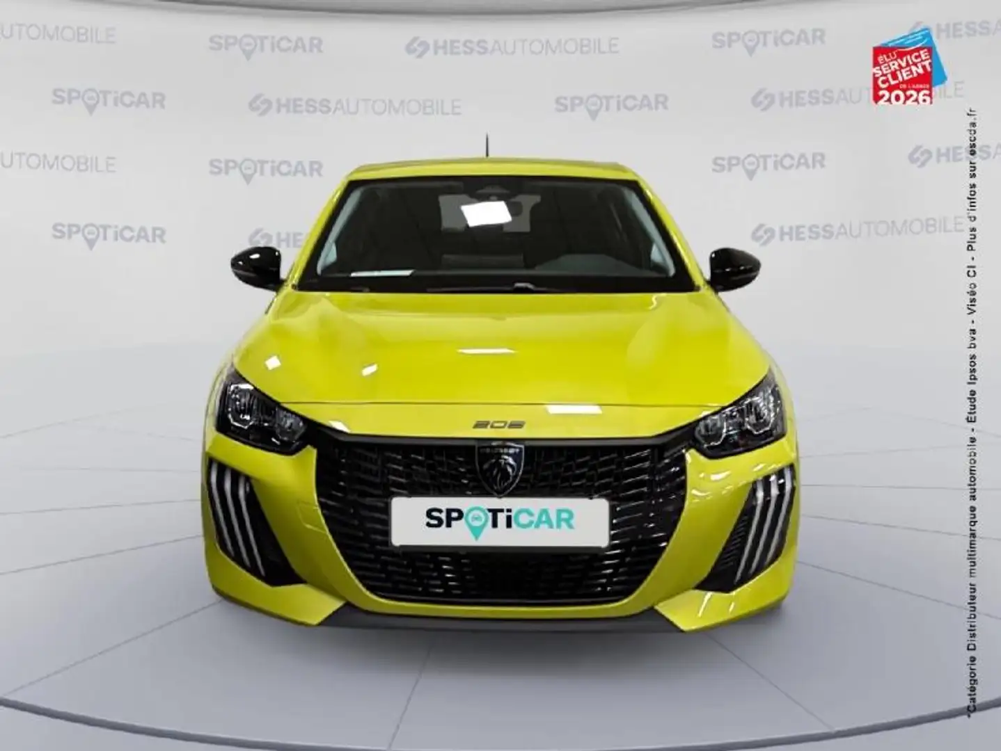 Peugeot 208 1.2 Hybrid 110ch Style e-DCS6 Jaune - 2