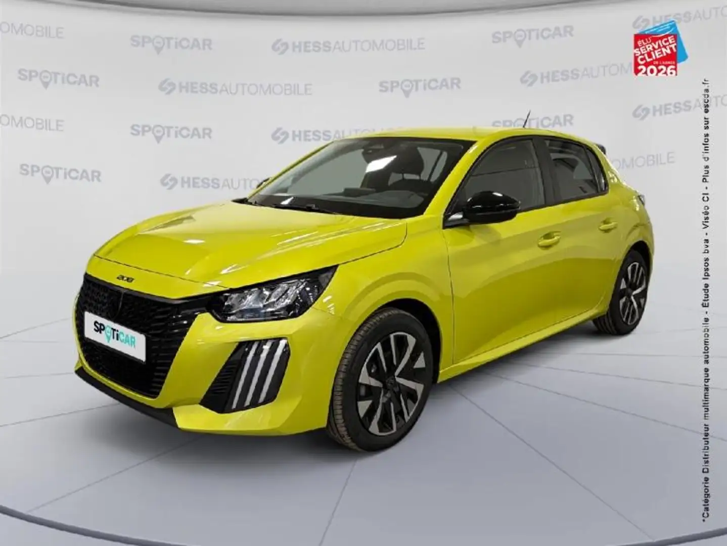 Peugeot 208 1.2 Hybrid 110ch Style e-DCS6 Jaune - 1