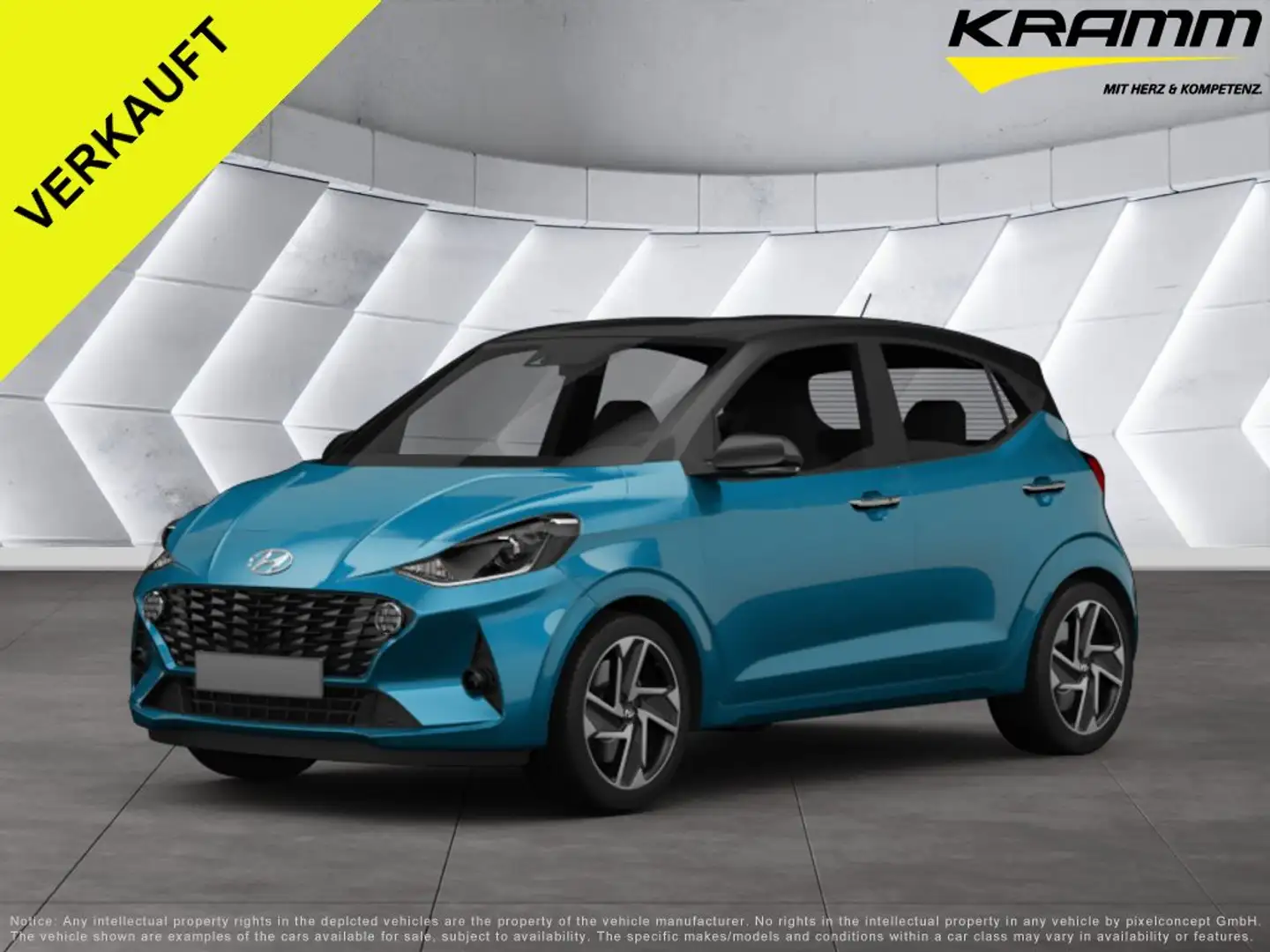 Hyundai i10 1.2 AT Trend Синій - 1