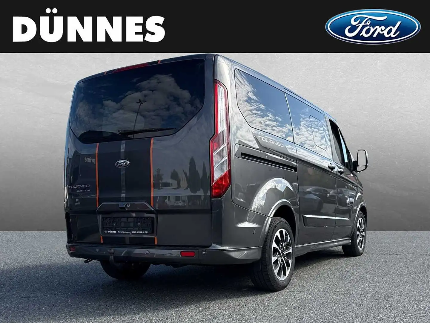 Ford Tourneo Custom 320 L1H1 VA Autm. Sport Grau - 2